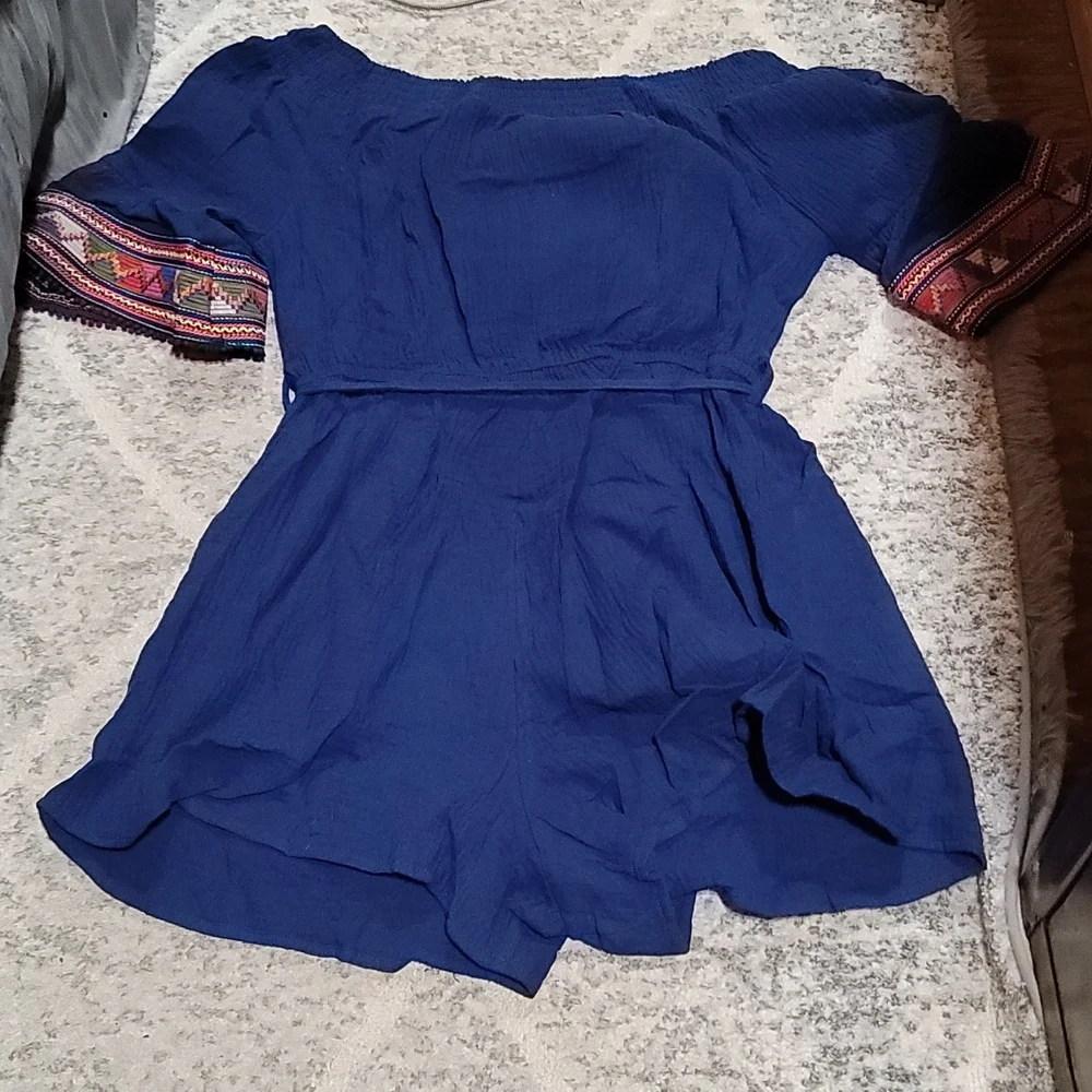GiGiO blue rompers size medium - Picture 7 of 8